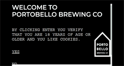 Desktop Screenshot of portobellobrewing.com