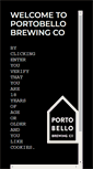 Mobile Screenshot of portobellobrewing.com